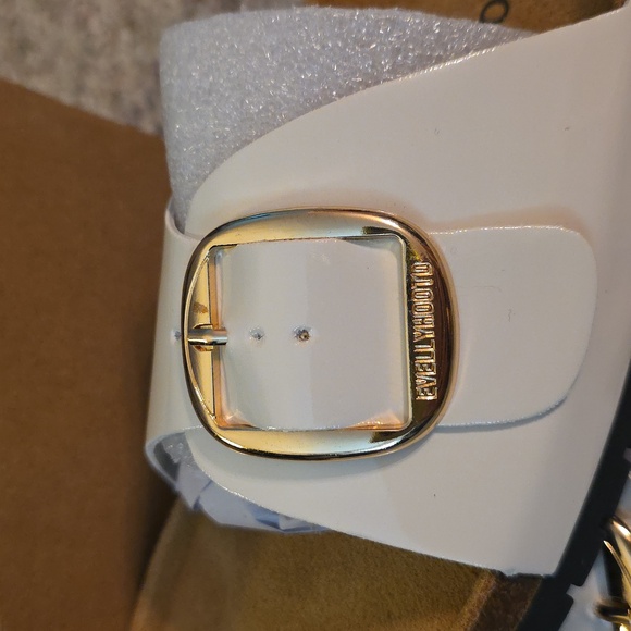 Evellyhootd Sandal Clog White Womens Size 9.5 - Picture 8 of 11